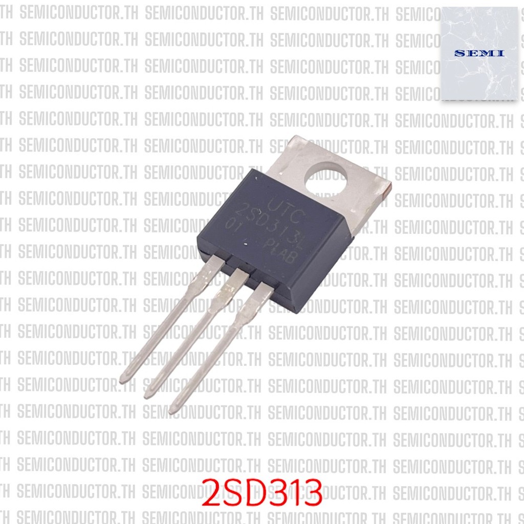 UTC 2SD313 2SD313L D313  NPN Transistor 3A 60V TO-220 for Switching and General Purpose Amplifier