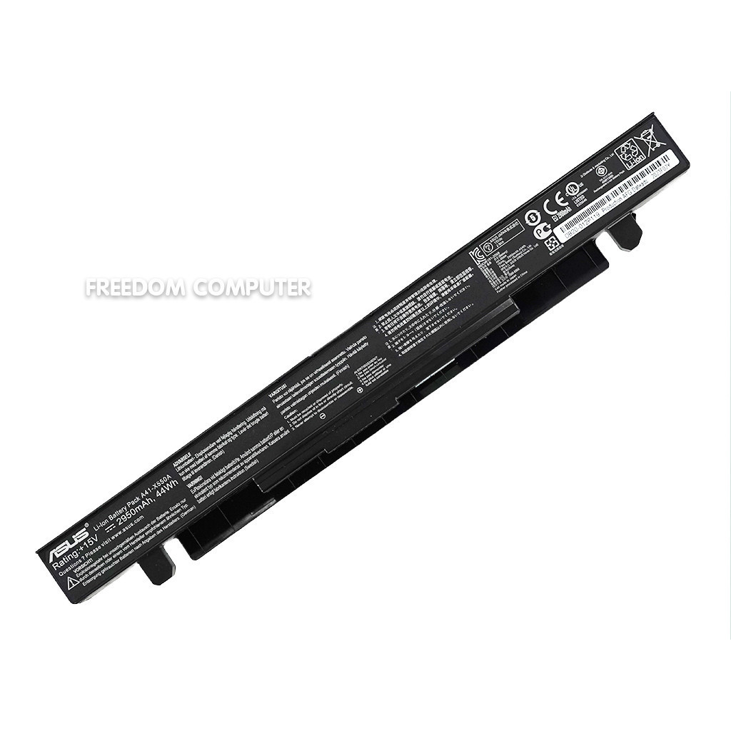 แบตเตอรี่โน๊ตบุ๊ค (แท้) A41-X550A Asus X452 K450 X450 X450C X550 X550A X550B X550C X550V X450C K550 P450 R409 BATTERY