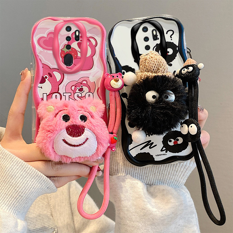 ปลอกสําหรับ OPPO A9 A5 A11X A11 2020 กรณี 3D ตุ๊กตาตุ๊กตา Winnie the Pooh Paca สุนัขน่ารักเคสโทรศัพท์