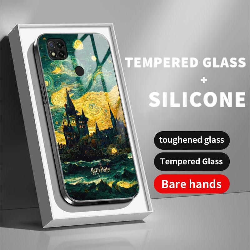 กรณีแก้วKacaสําหรับRedmi 9C NFC 8 9 9A 10 4G 2021 2022 12 12C A1 5 Plus 6A 7 8A 9 Activ 9 Prime 9AT 