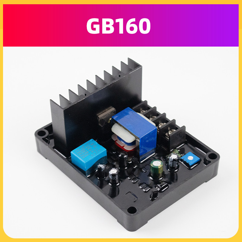 คลังสินค้าพร้อมavr GB160 GB170 AVR เครื่องกําเนิดไฟฟ้าตัวควบคุมแรงดันไฟฟ้าสําหรับ 30kw 40kw 50kw แปรงเฟสเดียวเครื่องกําเนิดไฟฟ้ากระแสสลับ