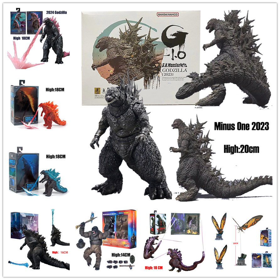 Sh Monsterarts Godzilla Minus One SHM Godzilla ของเล่นรูปการกระทํา King Kong