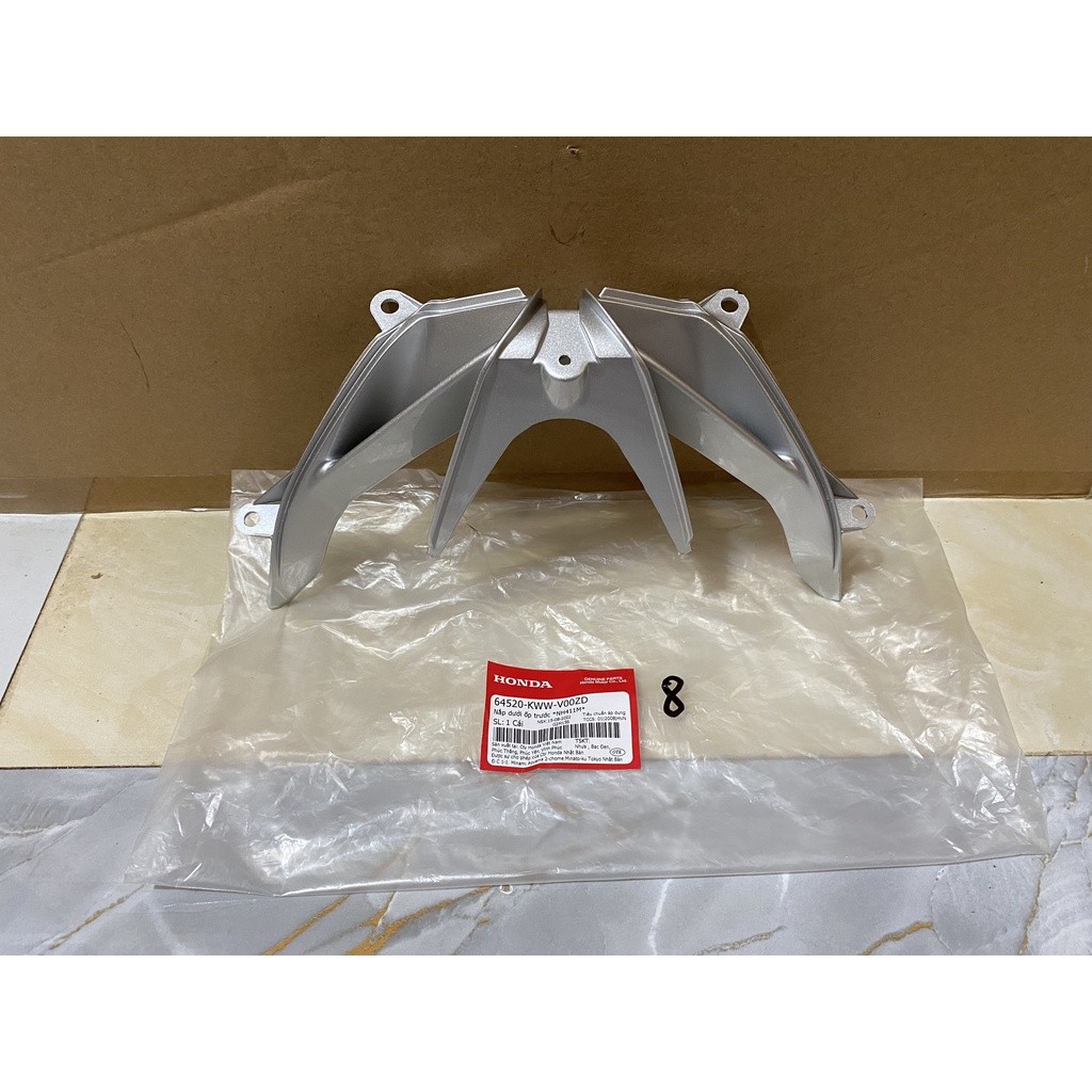 HONDA WAVE RSX110 ฝาครอบระบายอากาศ 2009-2010 สีเงิน. (NH411M*) 64520KWWV00ZD