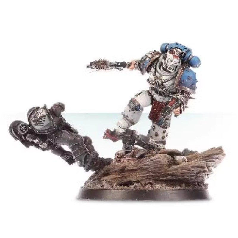 World Eaters Karn the Bloody 8th Captain of the World Eaters Unpainted Resin Model Microscopic Model