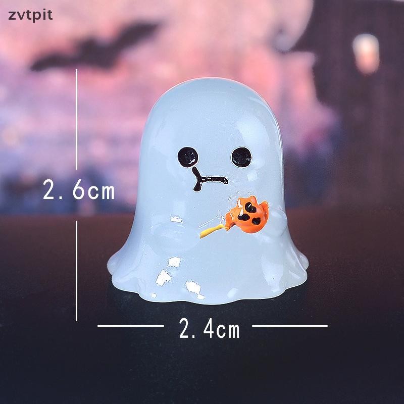 Zvtpit ใหม่ฮาโลวีนนกฮูก Ghost Night Luminous Series Micro ภูมิทัศน์เครื่องประดับขนาดเล็กสําหรับตกแต่งฮาโลวีน Home Desk Decor TH