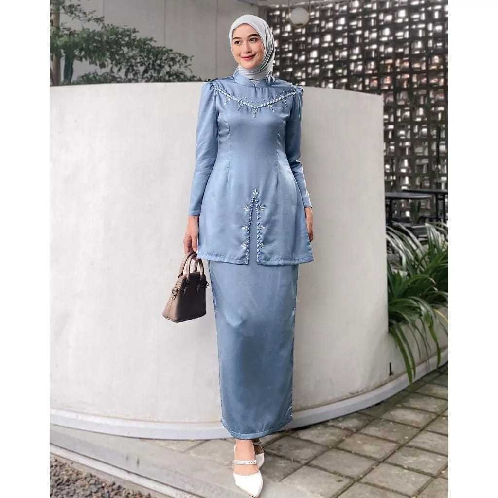 ชุดหนึ่งชุด FAYRA SILK PREMIUM ผู้หญิง BAJU KURUNG MALAY DRESS SIMPLE ELEGANT ชุดสตรี PARTY KONDANGAN FULL SEQUENCE