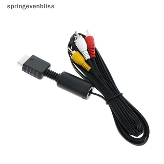 Springevenbliss สายวิดีโอเสียง AV สายสายไฟสําหรับระบบคอนโซล play station Springevenbliss