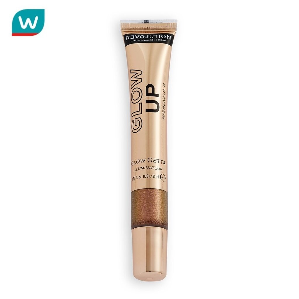 Makeup Revolution เมคอัพ เรฟวอลูชั่น รีเลิฟ โกลว์ อัพ ไฮไลท์เตอร์ เก็ทต้า 8ก.