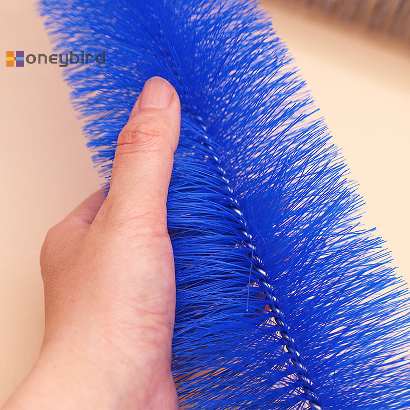 Honeybird 40 ซม.พัดลมแปรง Bendable Microfibre Duster ครัวเรือนฝุ่น Remover Cleanning แปรง Air-condition เฟอร์นิเจอร์ชัตเตอร์รถทําความสะอาด Nice