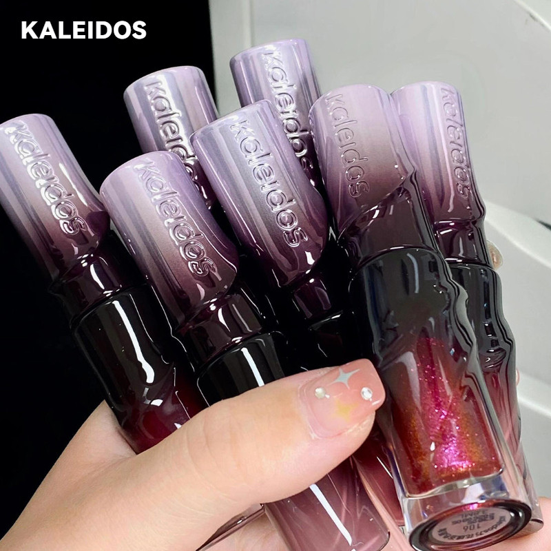 KALEIDOS ลิปเคลือบสีนู้ด ลิปเคลือบกระจก สามมิติ เคลือบริมฝีปากให้ความชุ่มชื้น