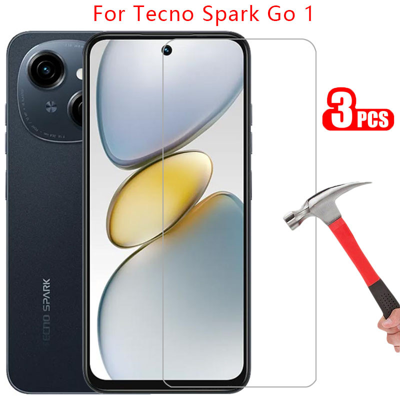 9h กระจกนิรภัยสําหรับ Tecno POP 9 Spark Go 1 2025 2024 30C 20C 20 Pro + 4G 5G ป้องกันหน้าจอด้านหน้า
