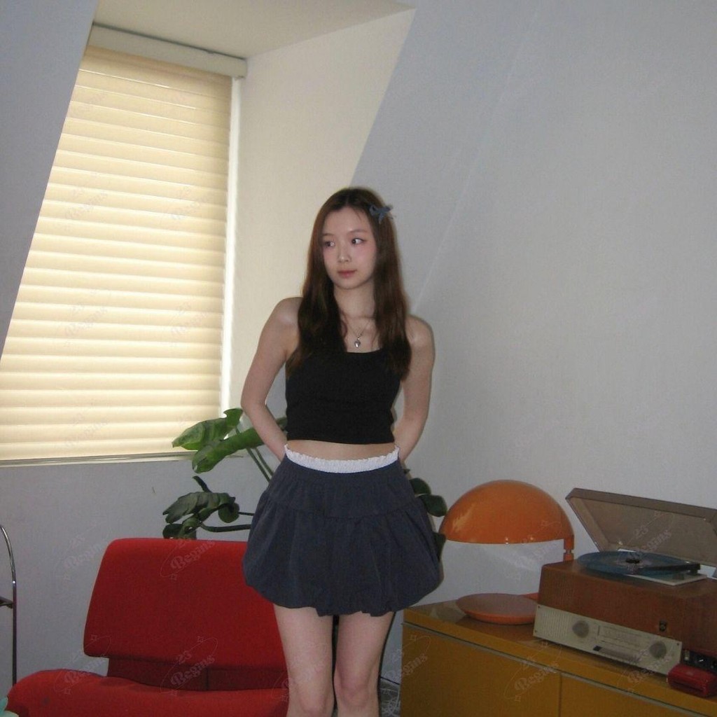 Denim Skirt กระโปรงยีนส์ s-xl กระโปรงเอวสูง (8839) - รูปที่ 2