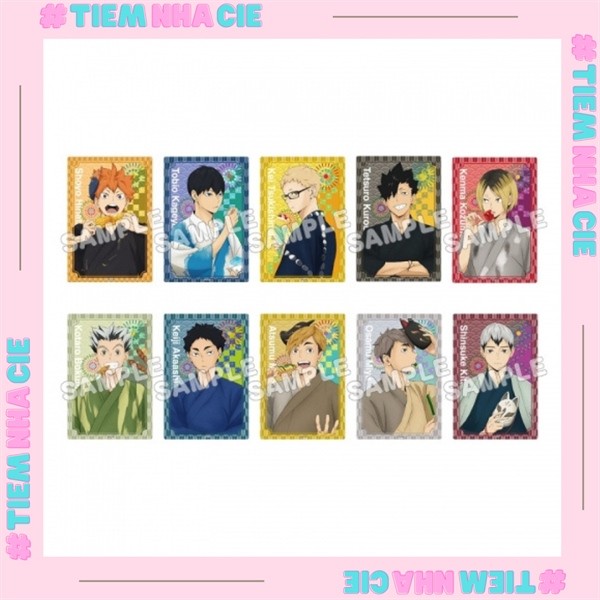 [Cies Shop] [AVAILABLE] HAIKYUU DIGNITY CARD THE Little Giant FESTIVAL