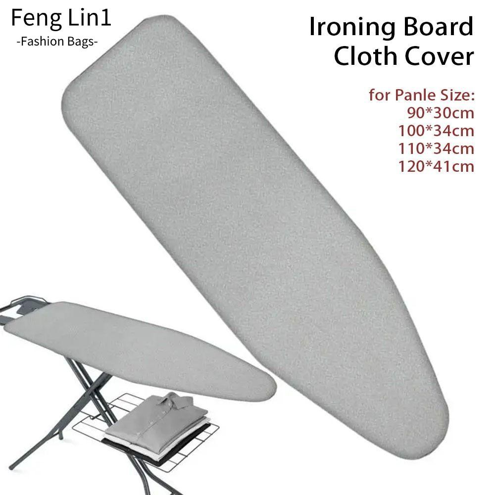 Fengling 1 ชิ้นเหล็กความร้อน, Universal Stainproof ที่รองรีด,ผ้าขอบยืดหยุ่นผ้าฝ้ายหนา Padding ฝาครอบรีดผ้าสําหรับโต๊ะรีดผ้า