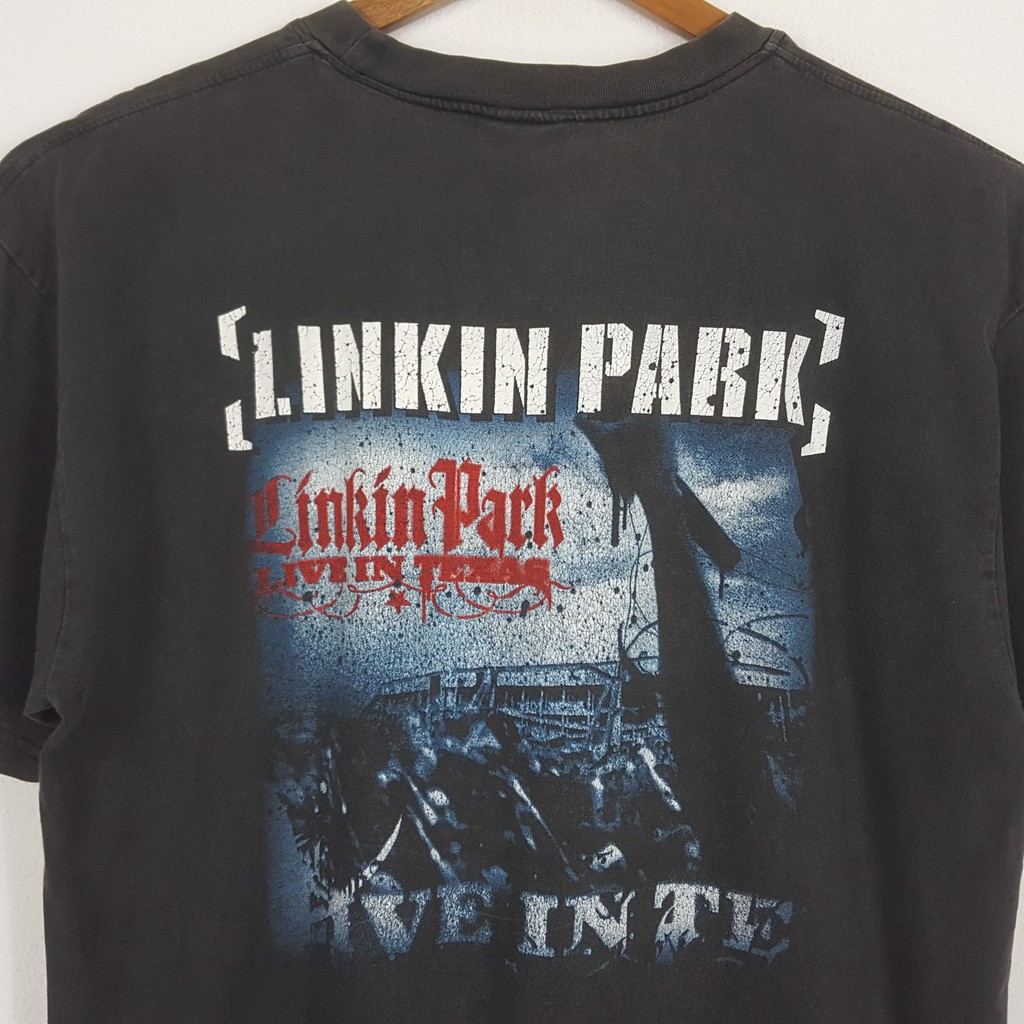 NEW เสื้อยืด Linkin Park Rock Band วงร็อค เสื้อยืดสไตล์ใหม่ Hot ผ้าฝ้าย 100% band T-shirt ราคา ถูกที่สุด ดีลบีเคเค