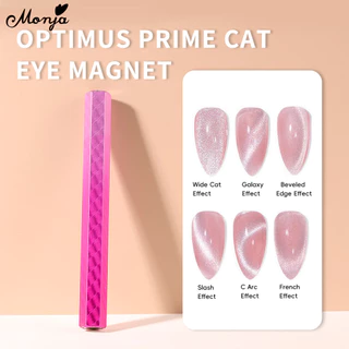 Monja 3 In 1 เล็บแม่เหล็กชุดปากกา 3D CAT EYE Dual-Ended Wand เจลเล็บ Magic เล็บ DIY Salon เครื่องมือ