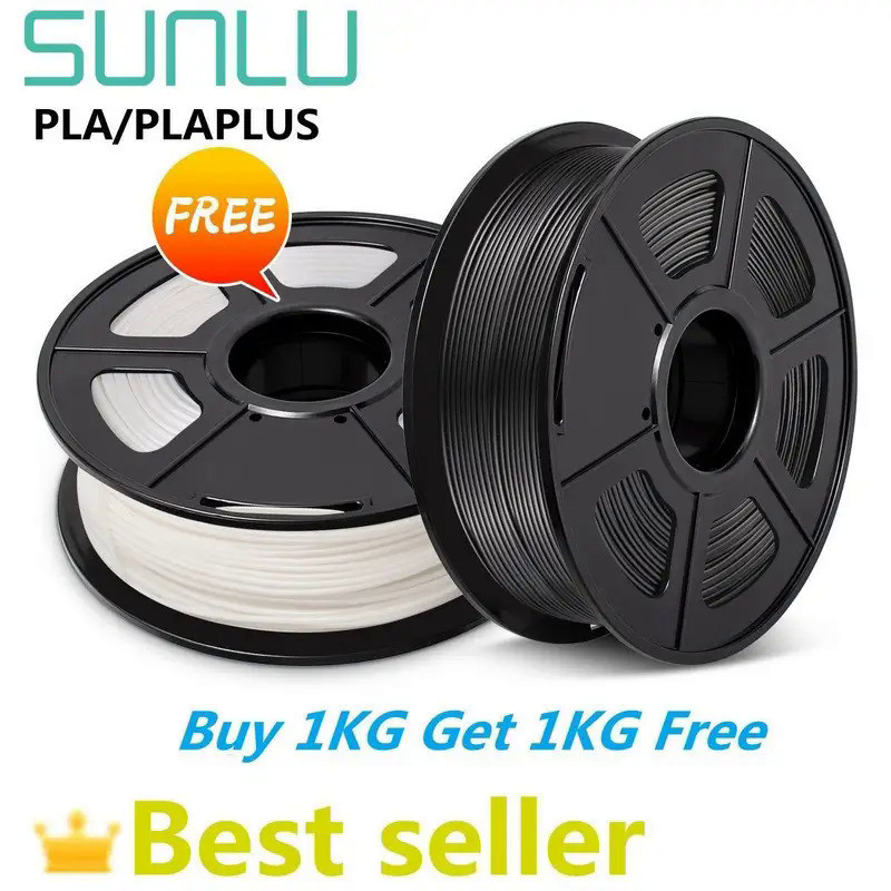 SUNLU PLA /PLAPLUS Filament 2kg 3D Printer Filament PLA 1.75mm 3d Filament PLA Printing Materials fo