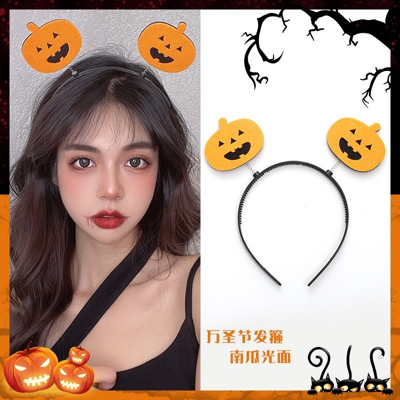 ที่คาดผมใยแมงมุม กิ๊บติดผมหมวกแม่มด สำหรับวันฮาโลวีน สำหรับเด็กผู้หญิง - รูปที่ 3