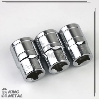 ลูกบ๊อกซ์สั้น 6 เหลี่ยม Hand Socket ลูกบ็อก 1/2 นิ้ว บ็อกหกเหลี่ยม เกรด CR-V มีให้เลือกหลายขนาด