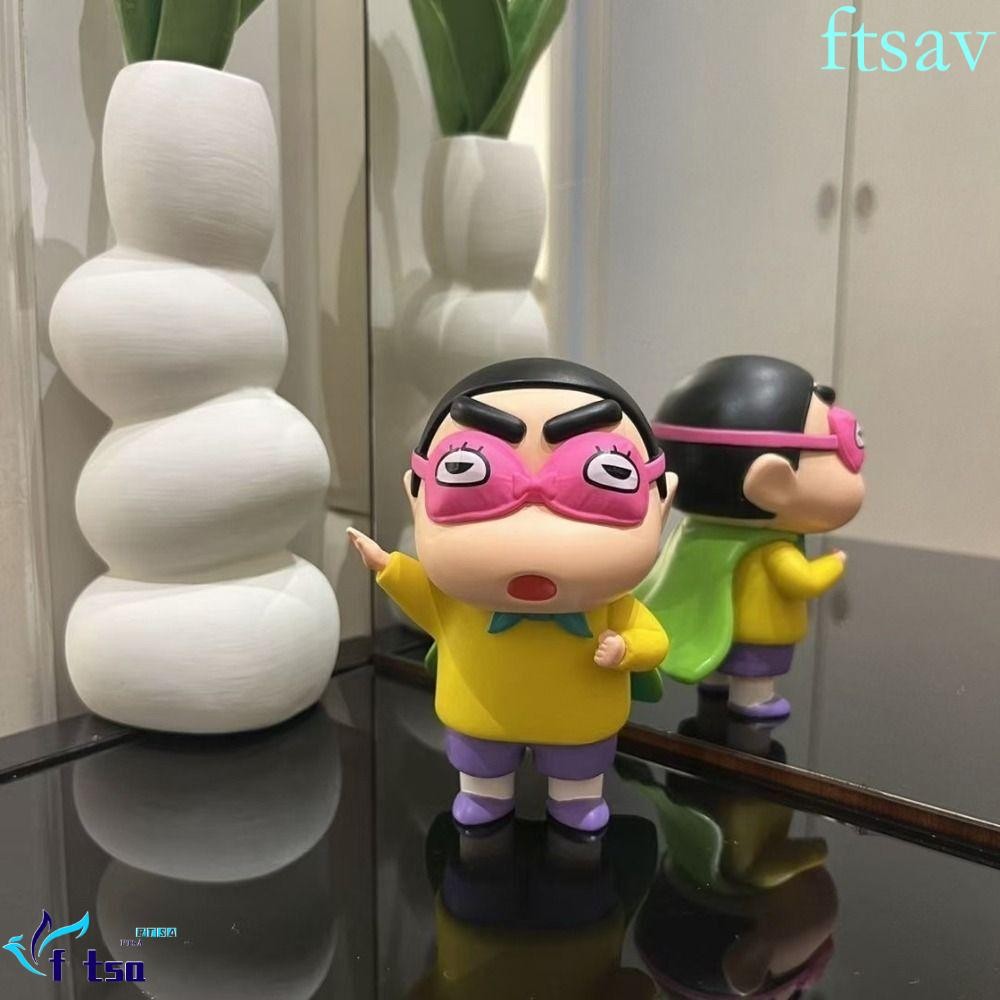 Swiftsaver เครยอนชินจังอะนิเมะรูป,เดสก์ท็อปตกแต่งคอสเพลย์เครื่องประดับ Shin-Chan Action Figure, ประณีตการ์ตูนอะนิเมะ Pvc Crayon รูปของเล่นเด็ก