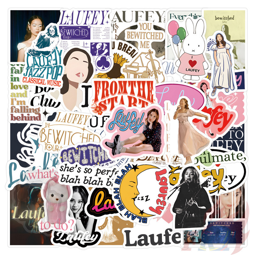 ❉ Laufey Series 01 Stickers ❉ 50Pcs/Set DIY Fashion Waterproof Doodle Decals Stickers
