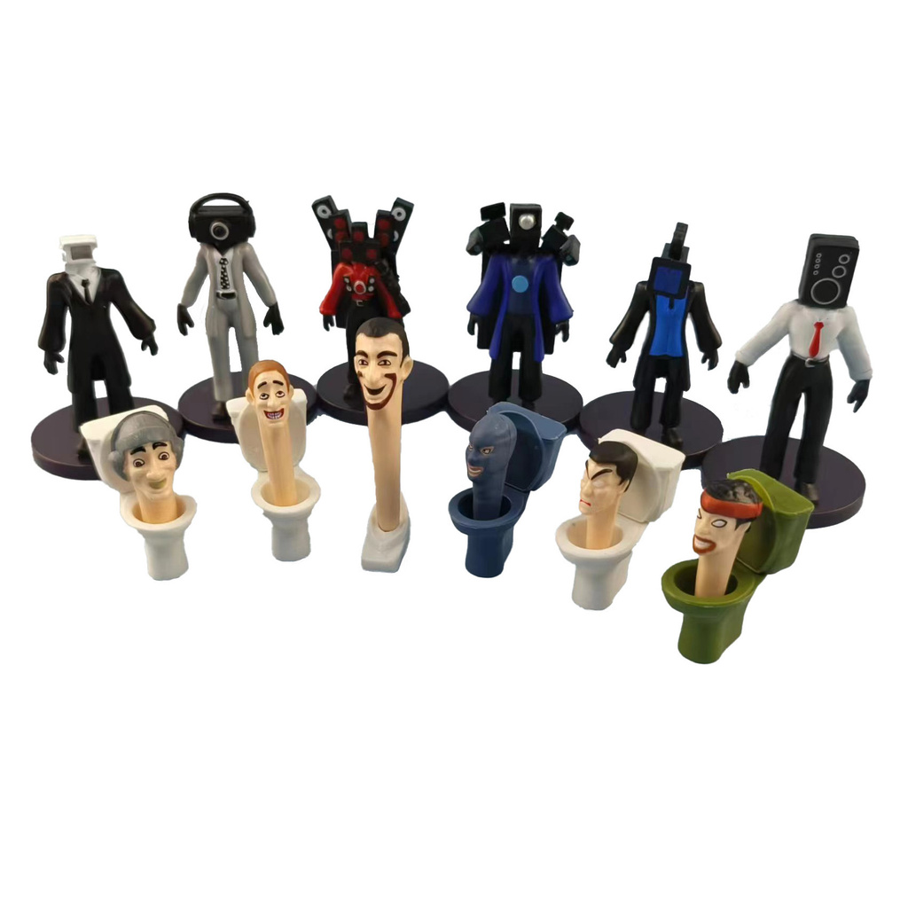 ใหม่ Toilet Man VS Monitoring Man ตุ๊กตาทํามือ Influencer ของเล่นเครื่องประดับรุ่น Tricky ของขวัญ