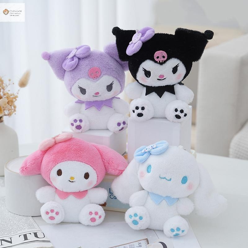 SANRIO Cod 14 ซม.Sanrio Kawali Kuromi Hello Kitty My Melody Cinnamoroll หมอนของเล่นตุ๊กตา Plushie พวงกุญแจตุ๊กตาตุ๊กตาจี้สําหรับของขวัญเด็กใหม่