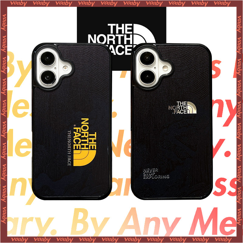 Then0rthfaceป้ายกระจกเคสโทรศัพท์เหมาะสําหรับiphone16 16Pro 16ProMax 15Pro 15ProMax 14ProMax 14 14Pro 13 13Pro 13ProMax 12P 12PM 11Pro 11ProMax 8Plus 7 8MINI 15Plus