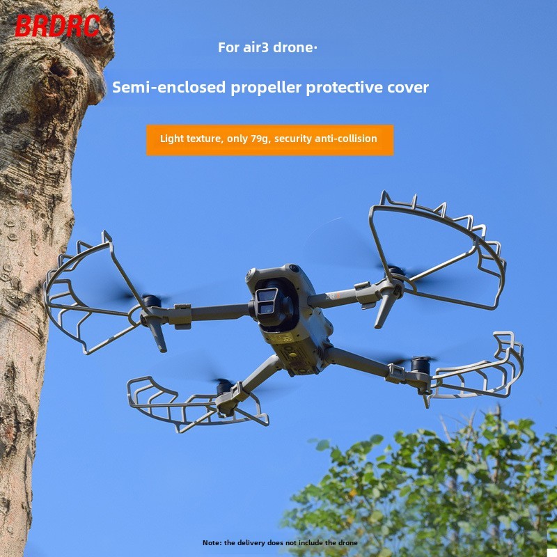 Brdrc เหมาะสําหรับ Dji Air 3S/Air 3 แหวนป้องกันใบมีดฝาครอบป้องกันใบพัด Anti-Collision แหวนอุปกรณ์เสริม