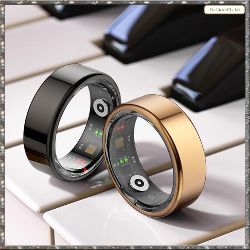 [LHY] R02 Smart Ring for Men & Women พร้อมเคสชาร์จ, เครื่องตรวจสุขภาพ, โหมดมัลติสปอร์ต
