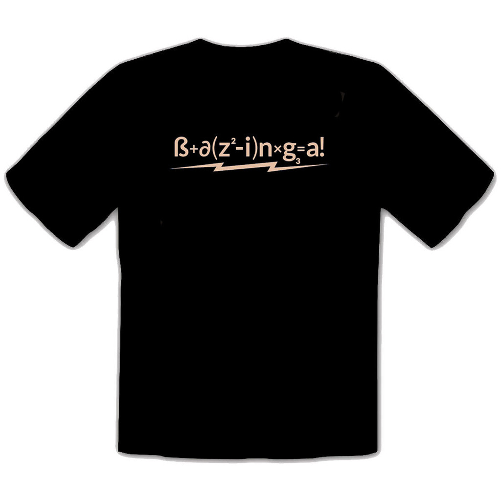 บาซซ่า! เสื้อยืดลายคณิตศาสตร์ Big Bang Sheldon Theory -249