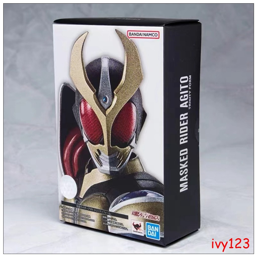 ⭐Bandai/bandai ผลิตภัณฑ์ใหม่ Kamen Rider จริงกระดูกแกะสลัก SHF Agito เสร็จแล้วรุ่นของขวัญสำหรับแฟน r