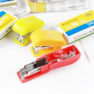 แม็คเย็บกระดาษ + ลูกแม็ค ชุดเครื่องเย็บกระดาษ จิ๋วแฟนซีแบบพก…