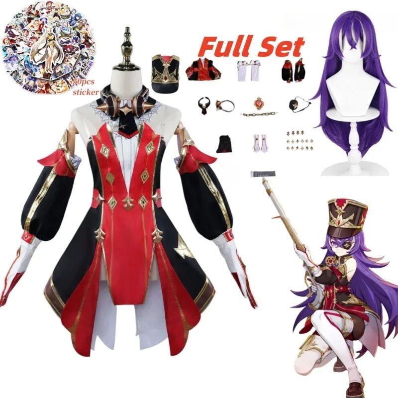 Hevreuse คอสเพลย์เครื่องแต่งกาย Executive of Justice Chevruse วิกผมชุดฮาโลวีน Carnival ผู้หญิงสัตว์ผ