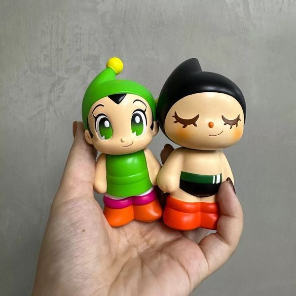 🔥พร้อมส่ง🔥🌈  Unbox Industries:  Go Astroboy Go x Greenie & Elfie Set Standing 🍌🍌😍 DESIGN: TOO NATTHA