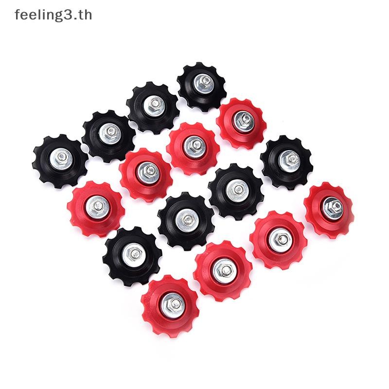 { Feeling3.th } 1 ชิ้นจักรยานเสือภูเขาจักรยานขี่จักรยานด้านหลัง Derailleur Guide Roller Jockey Wheel