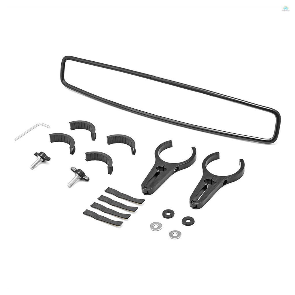 Yb กระจกมองหลัง Universal รถขนส่งกระจกมองหลังกลาง 15 กระจกมองหลังกว้าง 1.75 หรือ 2 นิ้ว Clamps เปลี่