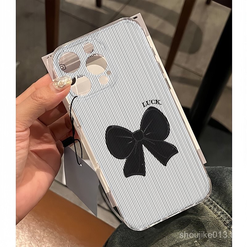 Phone case For Samsung A05 A15 A05s A54 A14 A13 A24 A03s A04 A53 A12 A34 A52 A32 A11 A20s A23 A51 A10s A04s A35 A31 A02s A30 A30s A21s A50s竖纹蝴蝶结 0421