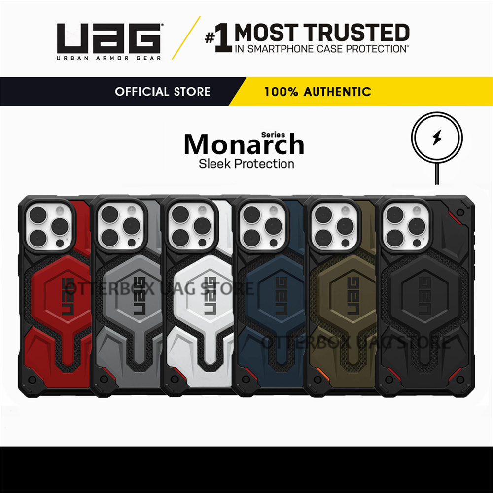 เคส UAG รุ่น Monarch Pro Kevlar with Magnetic - iPhone 16 Pro Max / 16 Pro / 16 Plus / 16 / 15 14 13 Pro Max / 15 14 Plus / 15 14 13