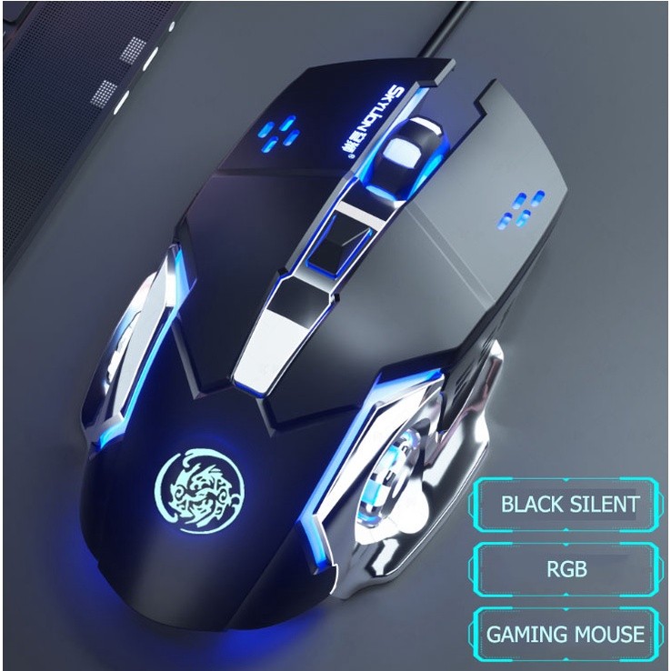 ❗ เมาส์เกมมิ้ง❗ เมาส์บูทูธ Gaming Mouse RGB MOUSE มีสาย/ไร้สาย มีเสียง/ไร้เสียง มาโคร/ไม่มาโคร เมาส์ mouse