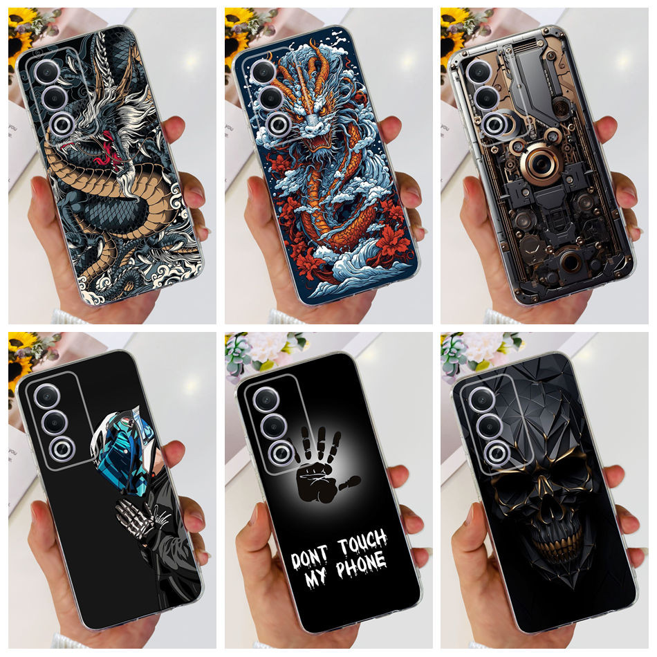 Oppo A3 Pro CPH2639 เคสโทรศัพท์ลายมังกรสุดเท่ Oppo A3Pro 5G เคสซิลิโคน TPU แบบนุ่ม