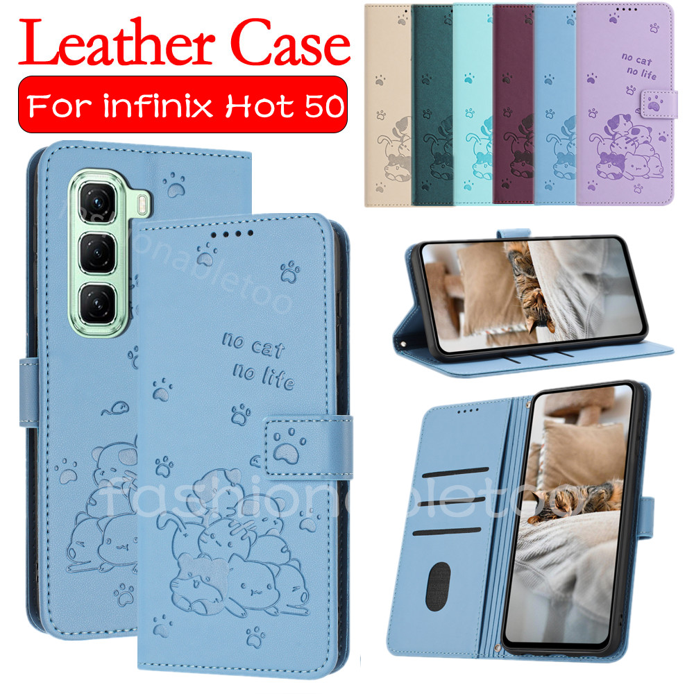 Flip หนังสําหรับ infinix Hot 50 i 50i 50pro+ 50proplus 40pro 40i Hot50 i Hot50i Hot50pro + Hot50prop