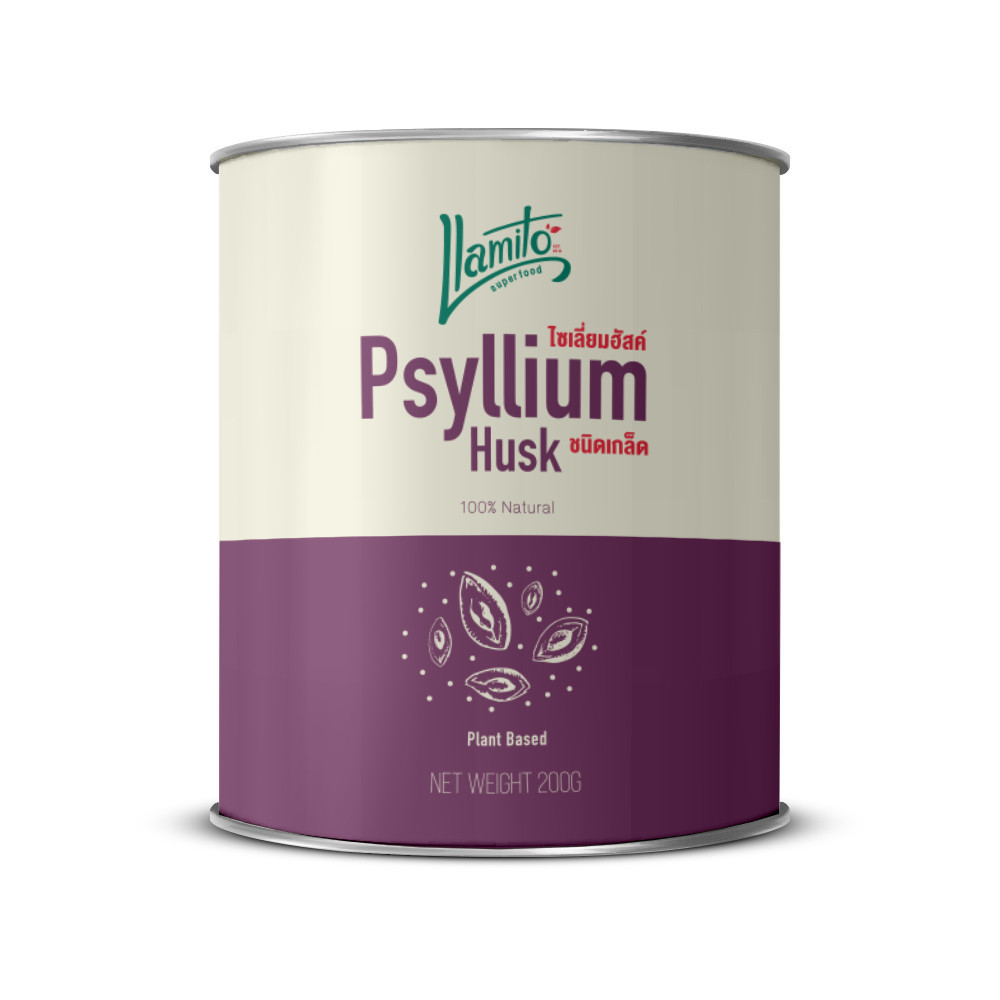 Llamito Psyllium Husk Purity 99% (250g.) ไซเลี่ยมฮัสค์ แบรนด์ยามิโตะ