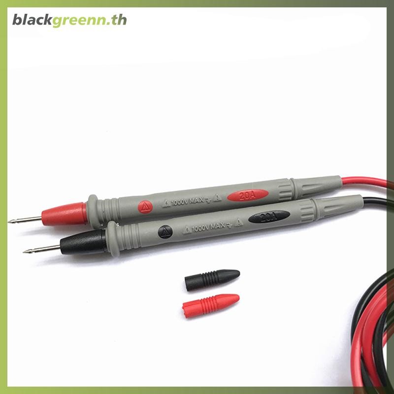 BREE 1 คู่ Universal Probe Test Leads Pin สําหรับมัลติมิเตอร์แบบดิจิตอลเข็มเคล็ดลับ Meter เครื่องทดสอบหลายเมตร Lead Probe สายไฟปากกา 20A. - รูปที่ 5
