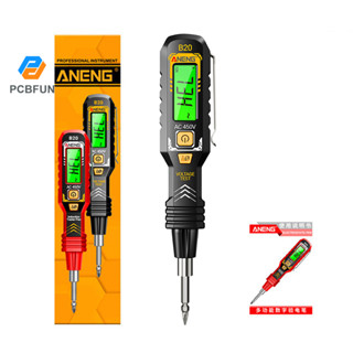 Pcbfun ANENG B20 ปากกาวัดแรงดันไฟฟ้าจอแสดงผลดิจิตอลความแม่นย…