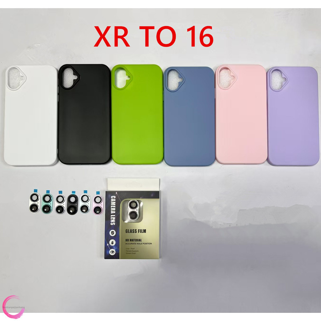 (เลนส์+เคส) สําหรับกล้อง iPhone 11 12 X XS XSMAX XR เปลี่ยนเป็นเลนส์ iPhone 16