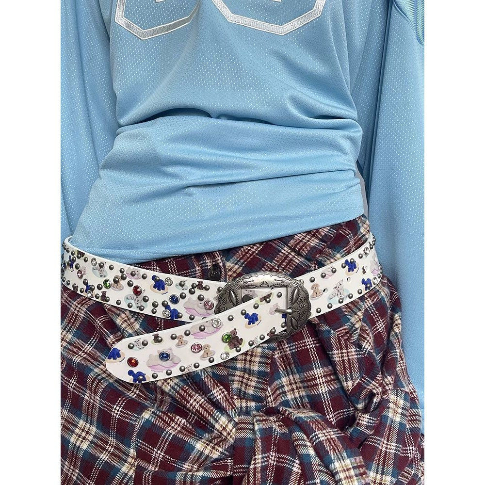 เข็มขัดสไตล์ตะวันตกย้อนยุค Hakimi