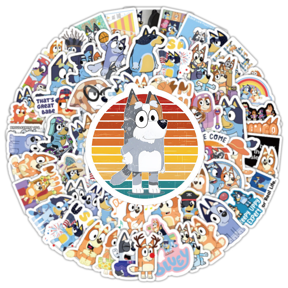 💥พร้อมส่ง💥พาวพาโทรล anime cartoon dog INS sticker สติกเกอร์กันน้ำรูปแบบที่แตกต่างกัน Kids 100ชิ้น