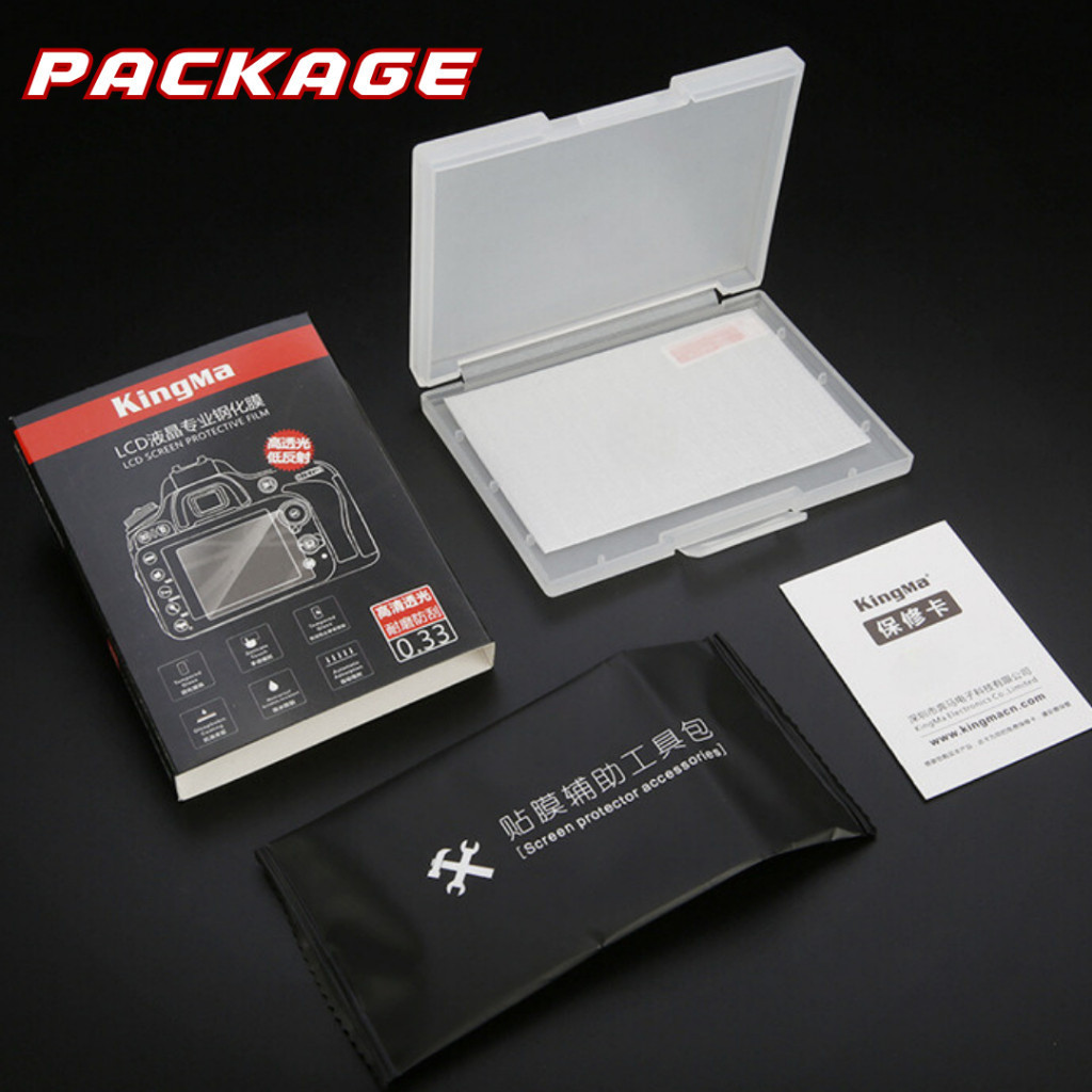 Kingma ฟิล์มกระจก ป้องกันหน้าจอ ฟิล์มกันรอยขีดข่วนและนิ้วมือ CANON NIKON SONY FUJI OLYMPUS RICOH - รูปที่ 7