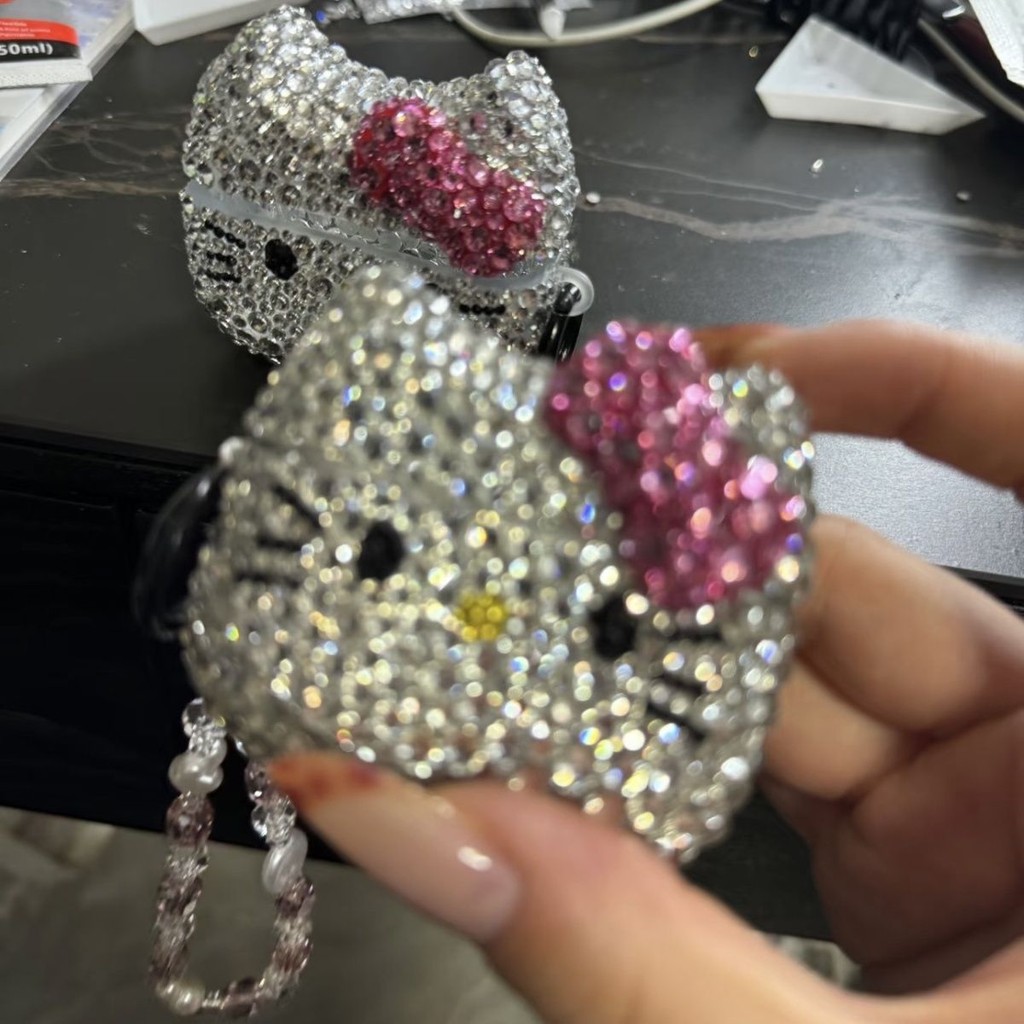 Stick Diamond Kitty รุ่นที่ 3 เหมาะสําหรับ Airpods4 เคสป้องกันบลูทูธหูฟัง Apple Airpods3 KT เคสหูฟัง